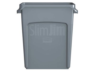 Papperskorg Slim Jim 60L grå