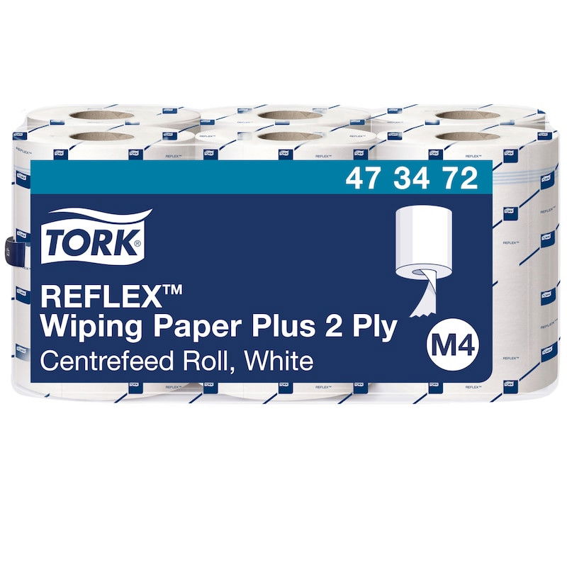 Torkrulle TORK Reflex Advanced M4, 2-lag vit, 6/fp