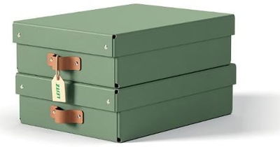 Förvaringslåda Leitz Puro 8L grön, 2/fp