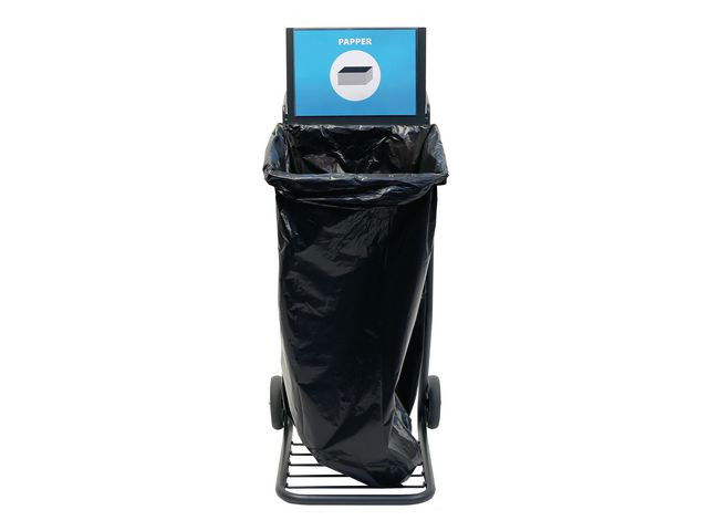 Säckvagn ACTIVA sortering 125L svart