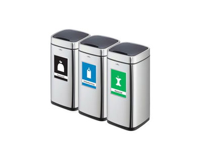 Papperskorg med sensor NO TOUCH 21L