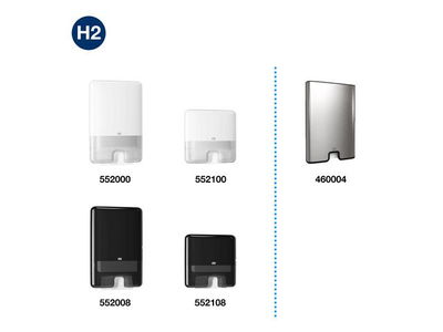 Pappershandduk Tork H2 Komprimerad Adv 2-lg 212x320mm, 1200/fp