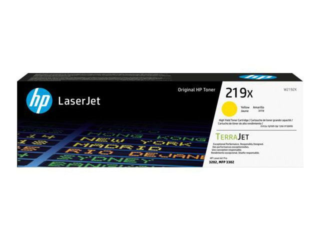 Toner HP W2192X 2,5K gul Toner HP W2192X 2,5K gul