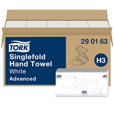 Pappershandduk TORK Advanced H3 2-lag, 3750/fp