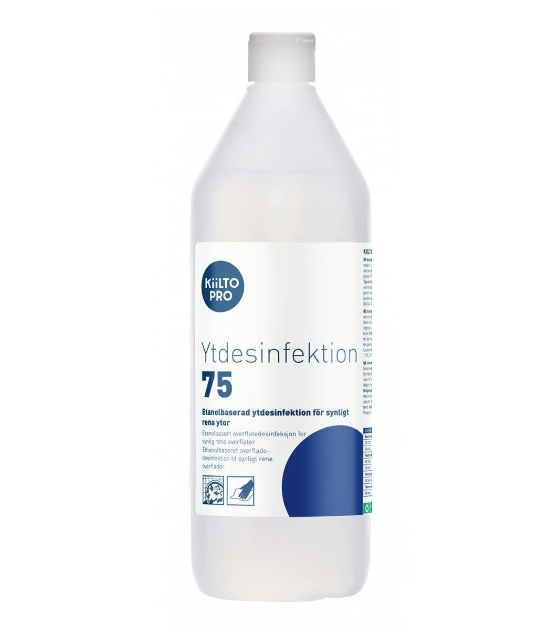 Ytdesinfektion Kiilto Pro 75, 1 Liter