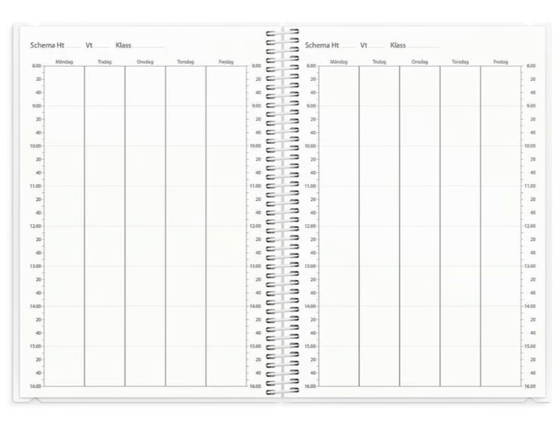 Almanacka Burde 1256 Lärarkalendern Klasslärare 24-25 A5