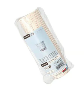 Pappersmugg Julhjärtan Med Öra 10cl, 25/fp