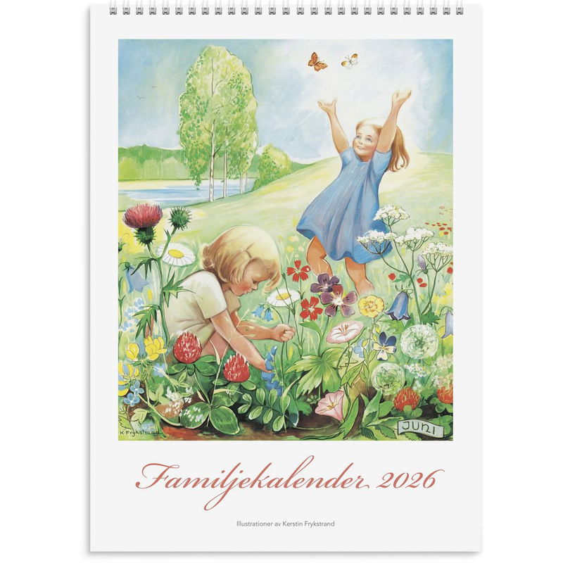 Familjekalender Kerstin Frykstrand 2026