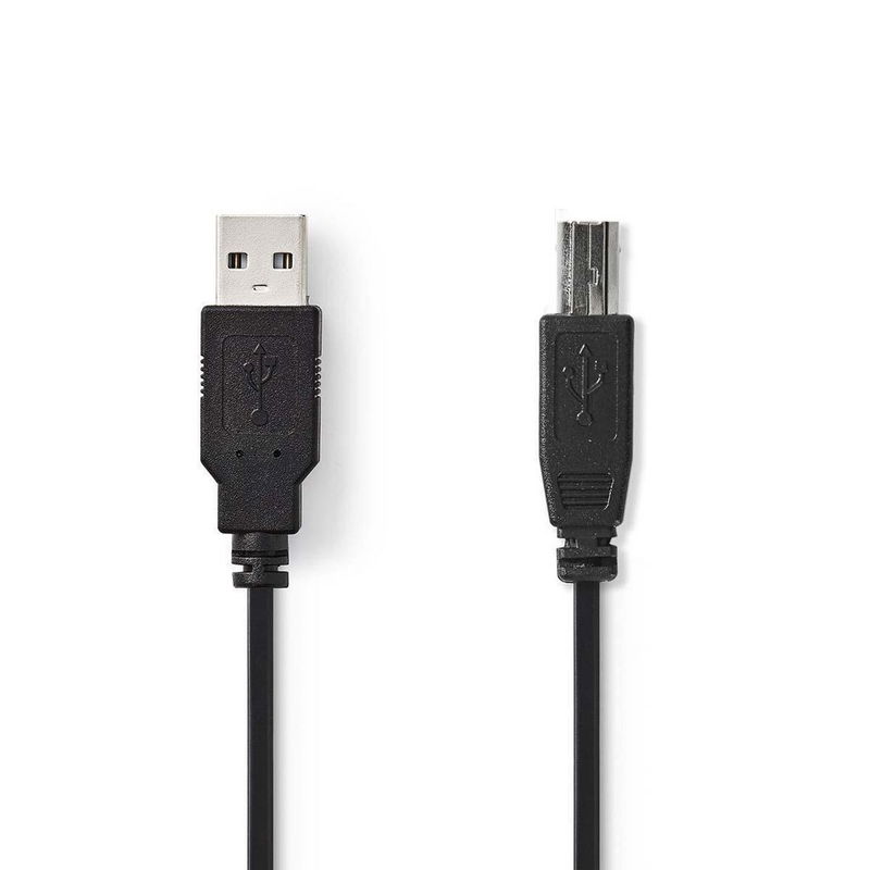 Kabel NEDIS USB 2.0 A-B 5m svart
