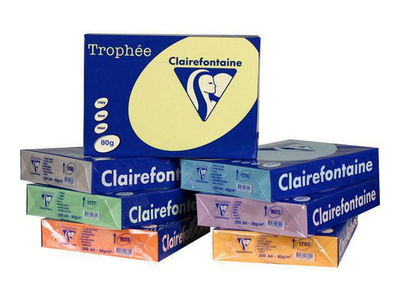 Kopieringspapper TROPHEÉ A3 80g oh ljusgul 500/fp
