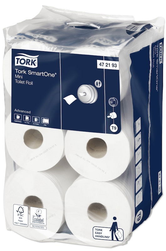 Toalettpapper TORK SmartOne Advanced T9, 12 rl/fp