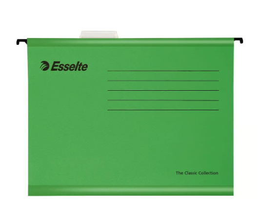 Hängmapp Esselte Standard Grön A4, 25/fp