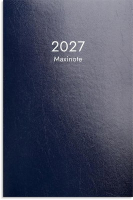 Almanacka Burde 3306 Maxinote Kartongomslag 2027 Blå