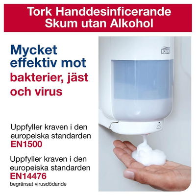 Handdesinfektion Tork Skum Utan Alkohol S4 1L