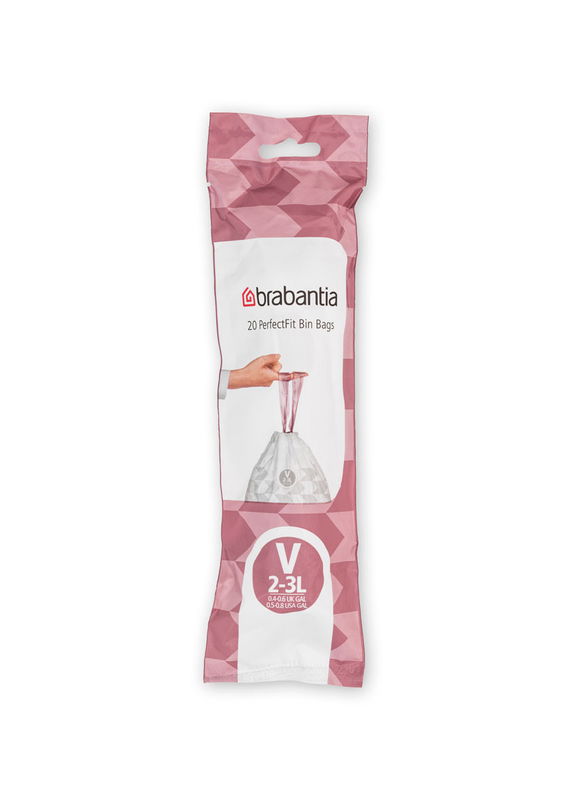 Avfallspåse Brabantia PerfectFit 3L V, 20 st/fp