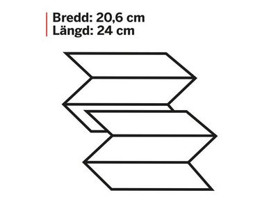 Pappershandduk KATRIN Non-Stop M2 EasyFlush, 2-lag, 2700/FP