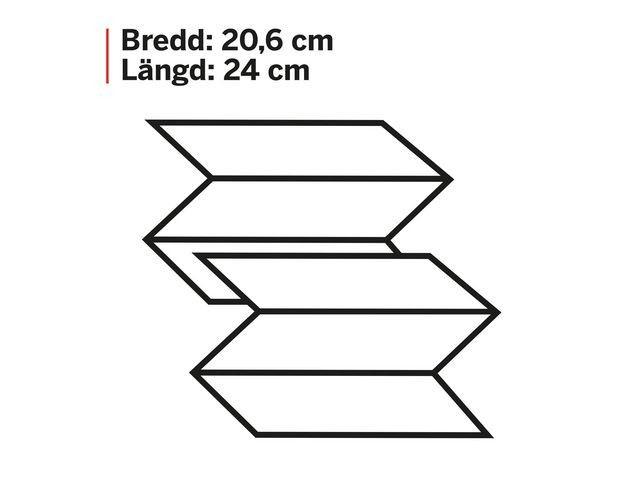 Pappershandduk KATRIN Non-Stop M2 EasyFlush, 2-lag, 2700/FP