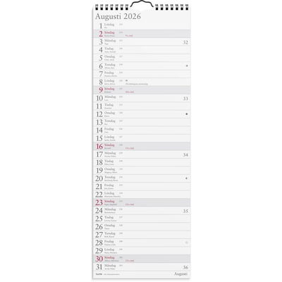 Väggkalender Lilla Månadskalendern 2026