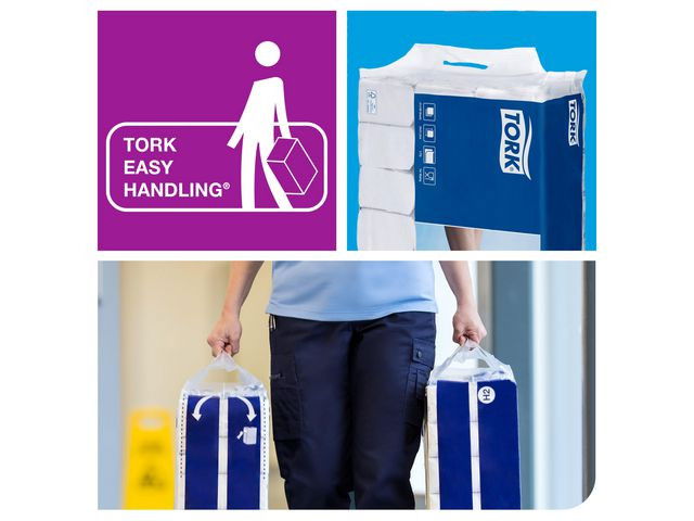 Pappershandduk Tork H2 Komprimerad Adv 2-lg 212x320mm 2400/fp