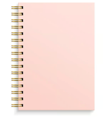 Anteckningsbok Burde Spiral Linjerad Rosa A5