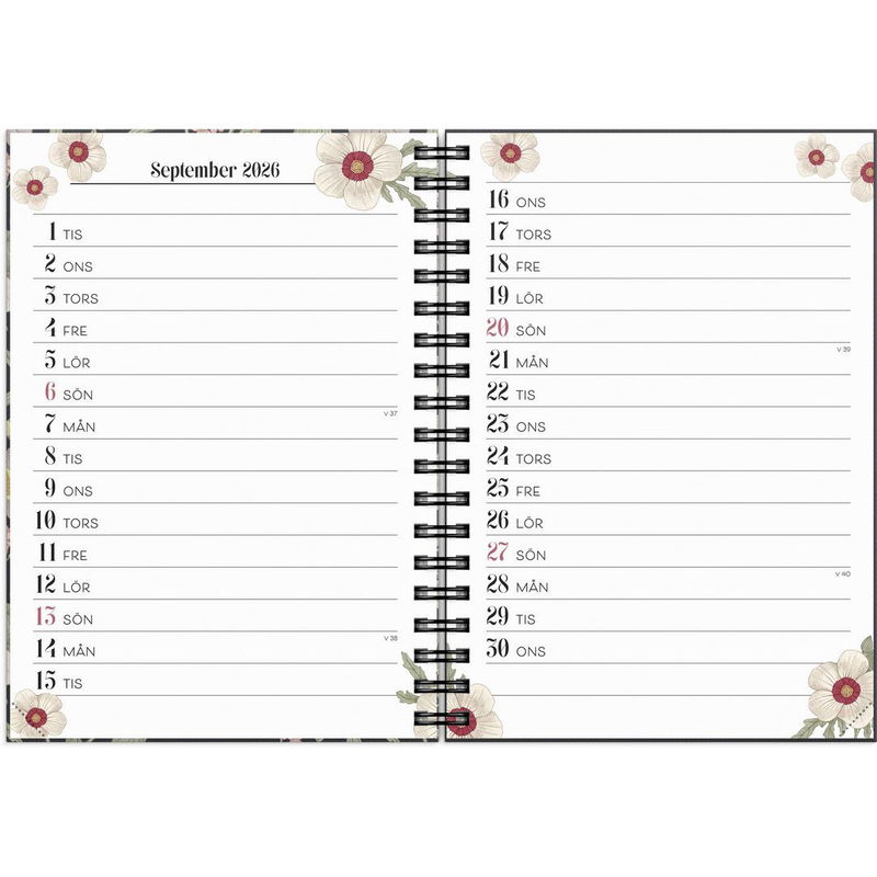 Kalender Life Planner Floral 2026