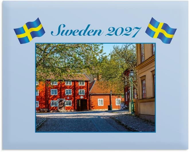 Väggkalender Burde 1730 Sweden med kuvert 2027