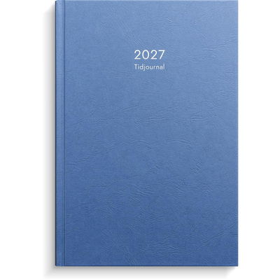 Tidjournal 2027 blå