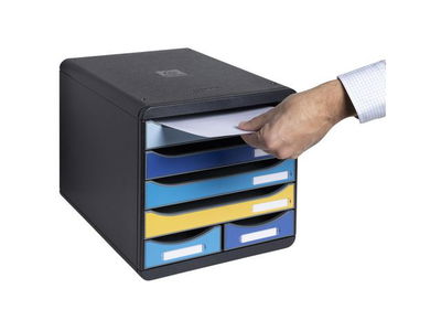 Blankettbox EXACOMPTA BeeBlue 6 lådor