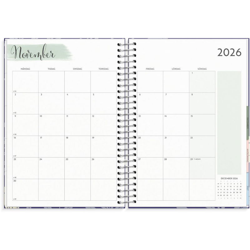 Life Organizer 2026 blå