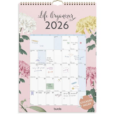 Väggkalender Life Organizer 2026