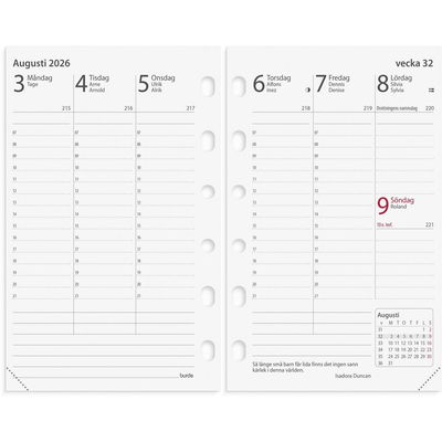 Compact Prestige kalendersats 2026