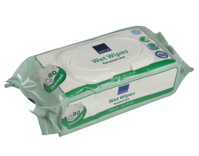 Våtservett Abena Oparfymerad 18x20cm 80/fp