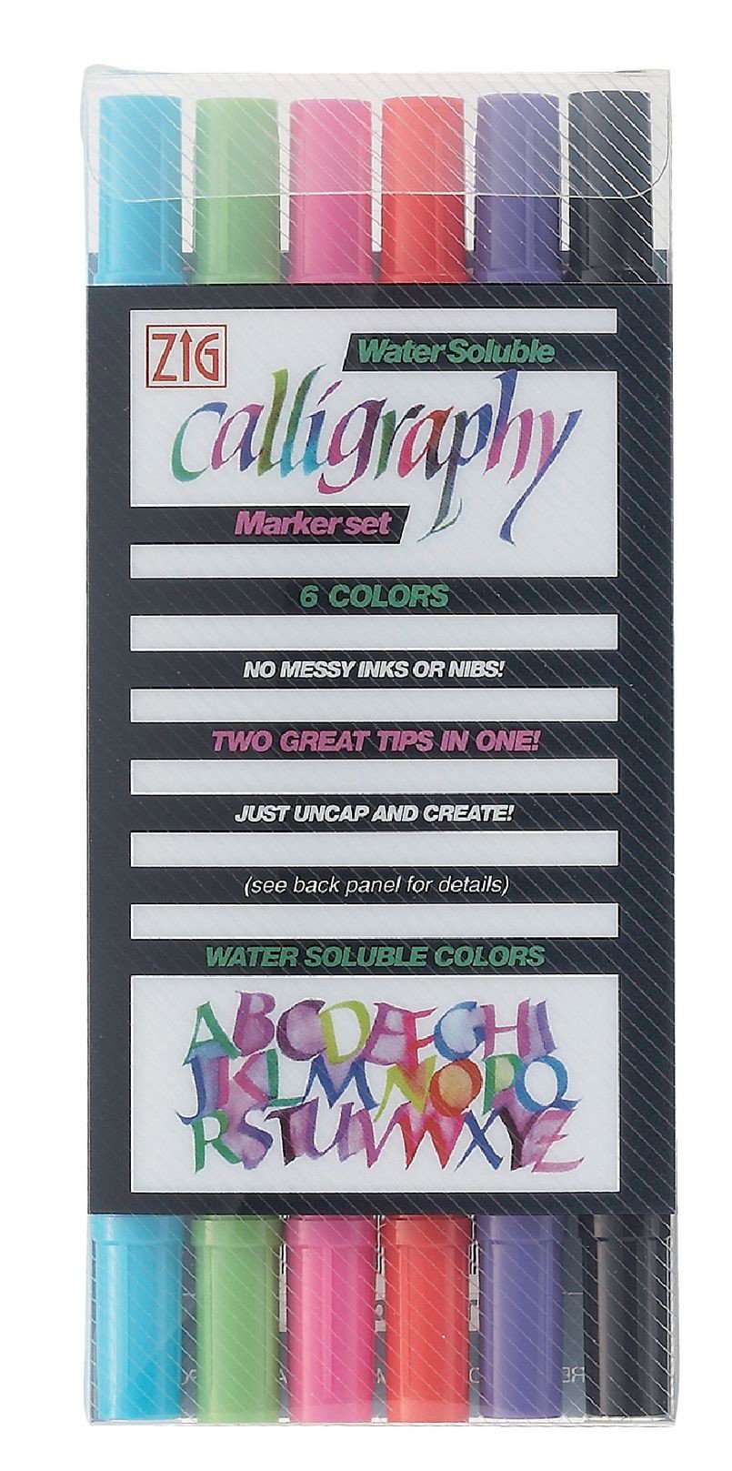 Kalligrafipenna ZIG 3100, 6 st/fp