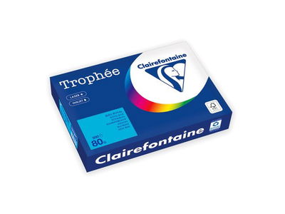 Kopieringspapper TROPHEÉ A4 80g oh aquablå 500/fp