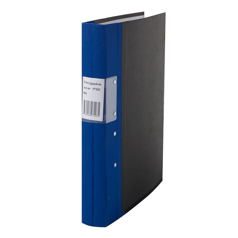 Träryggspärm A4 40mm Blå
