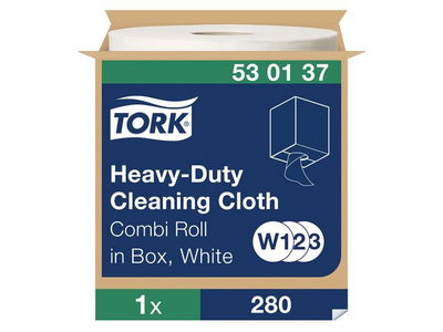 Rengöringsduk TORK W4 Kraftig vit 280/fp