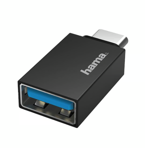 Adapter Hama USB-A till USB-C 3,2 Gen1