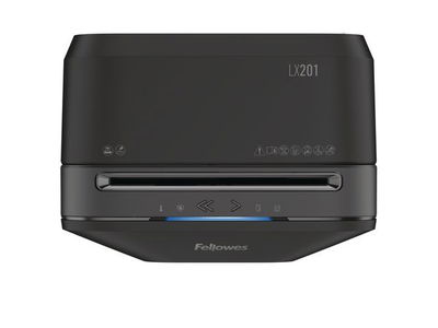 Dokumentförstörare FELLOWES LX201 svart P-5