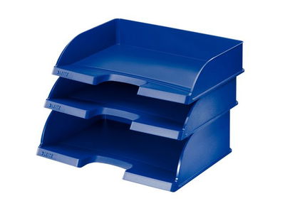 Brevkorg Jumbo LEITZ Plus öpp.lång blå