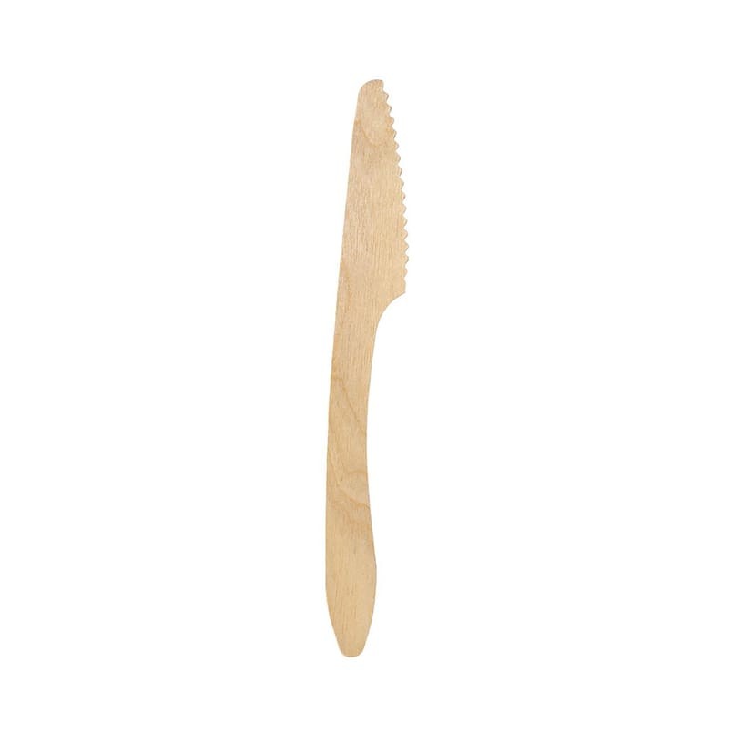 Engångsbestick Duni Kniv vaxat trä 19cm, 100 st/fp