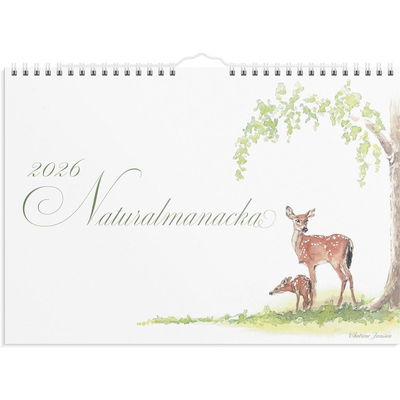 Väggkalender Naturalmanacka 2026