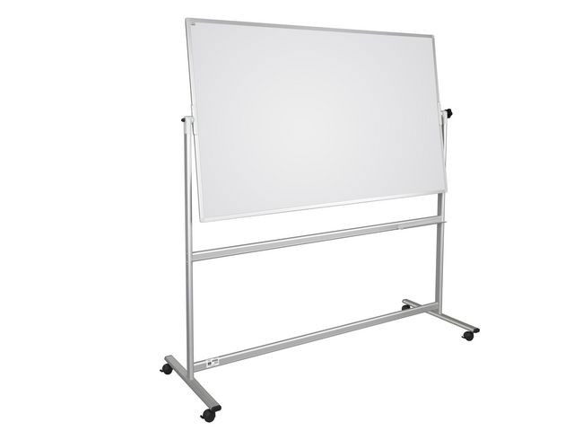 Whiteboard Dubbelsidig mobil 150x120cm