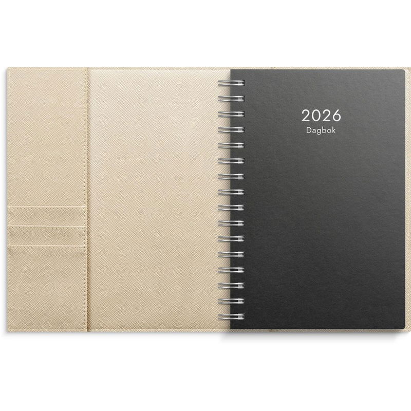 Dagbok 2026 beige
