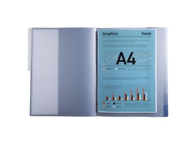 Sorteringsmapp EXACOMPTA BeeBlue 8-flik blå