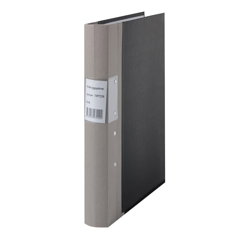Träryggspärm A4 40mm Grå