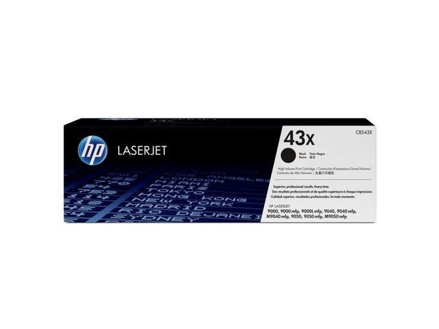 Toner HP C8543X 43X 30K svart Toner HP C8543X 43X 30K svart