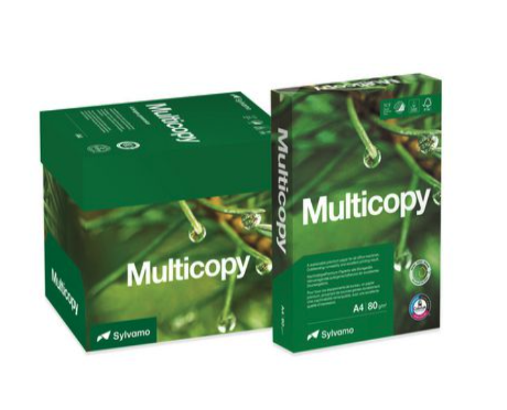 Kopieringspapper MultiCopy A4 80g OHÅLAT, 5x500/krt