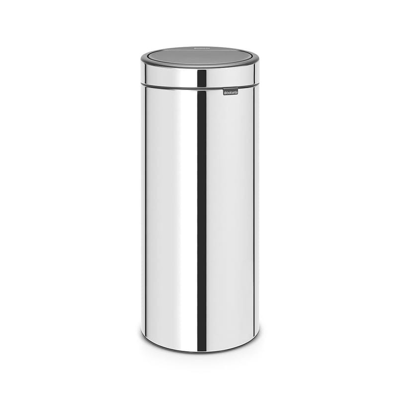 Papperskorg Brabantia Touch Bin brilliant stål 30L