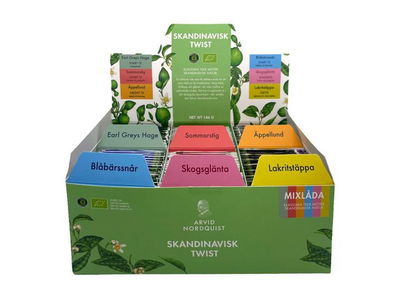 Te Arvid Nordquist Skandinavisk Twist Mixlåda, 90 st/fp