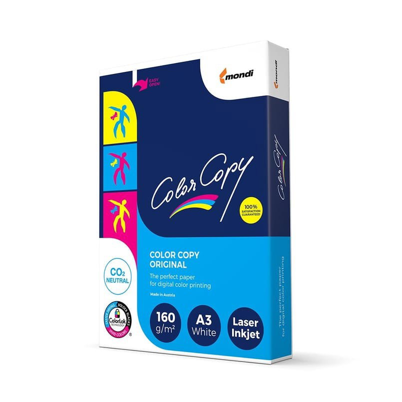Kopieringspapper Color Copy A3 160g, 250 st/fp